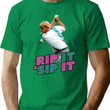 John Daly Rip It Sip It Golf T-Shirt - Green