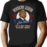 John Lewis American Legend Good Trouble T-Shirt for Men & Women, T-Shirts Graphic Tee - Black