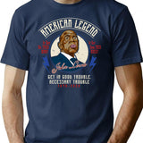 John Lewis American Legend Good Trouble T-Shirt for Men & Women, T-Shirts Graphic Tee - Navy