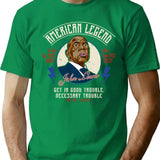John Lewis American Legend Good Trouble T-Shirt for Men & Women, T-Shirts Graphic Tee - Green