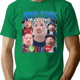 John Pork Vintage Retro Design (1) T-Shirt - Green