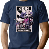 Join Nohr T-Shirt - Retro Graphic Tee for Men & Women - Navy