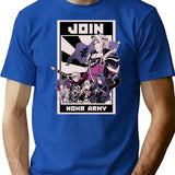 Join Nohr T-Shirt - Retro Graphic Tee for Men & Women - Blue