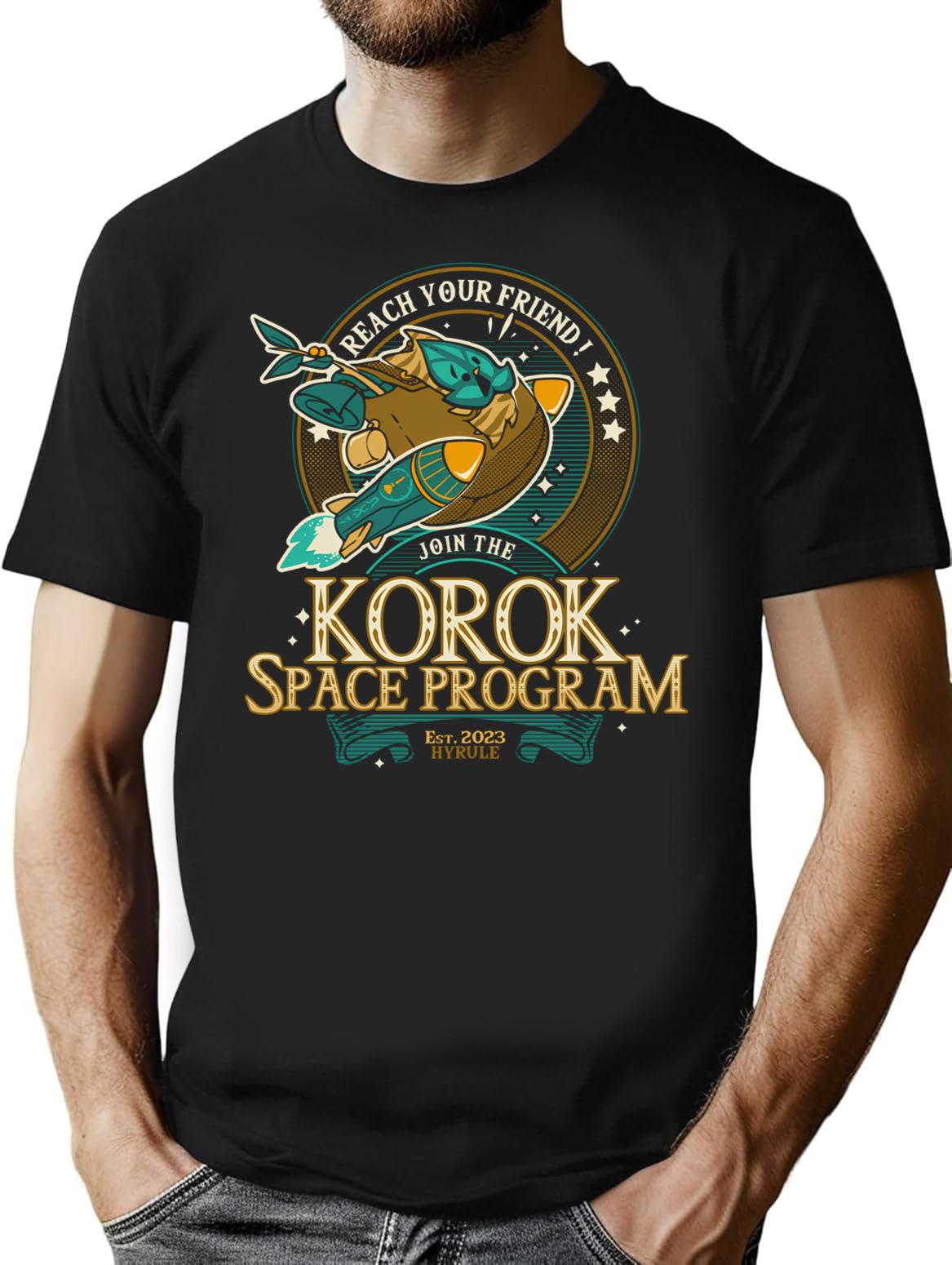 Join The Space Program T-Shirt - Retro Graphic Tee for Men & Women - Black