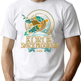 Join The Space Program T-Shirt - Retro Graphic Tee for Men & Women - White