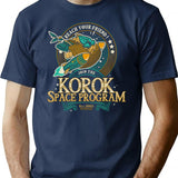 Join The Space Program T-Shirt - Retro Graphic Tee for Men & Women - Navy