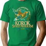 Join The Space Program T-Shirt - Retro Graphic Tee for Men & Women - Green