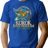 Join The Space Program T-Shirt - Retro Graphic Tee for Men & Women - Blue
