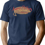 Jones Bbq And Foot Massage T-Shirt - Retro Graphic Tee for Men & Women - Navy