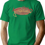 Jones Bbq And Foot Massage T-Shirt - Retro Graphic Tee for Men & Women - Green
