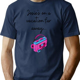 Josie's On A Vacation Far Away T-Shirt - Navy
