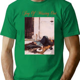 Joy Of Missing Out T-Shirt - Retro Graphic Tee for Men & Women - Green