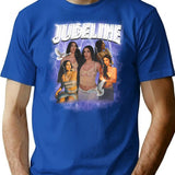 Judeline Bootleg Graphic T-Shirt - Blue