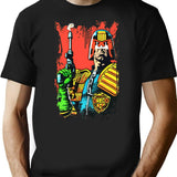 Judge Dredd Comic Funny Gift Essential . T-Shirt - Black