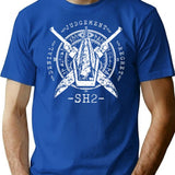 Judgement T-Shirt for Men & Women, T-Shirts Graphic Tee - Blue