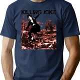 Jump Poster Killing Joke Horror Movie Band Rock Golden The Great Tour New Wave Funny T-Shirt for Men & Women, T-Shirts Graphic Tee - Navy