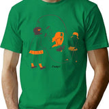 Jump Twist On Vintage Jump Roping Girls T-Shirt - Green