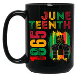 Juneteenth 1865 Black Coffee Mug