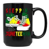 Juneteenth 2023 Design Black Coffee Mug - Black