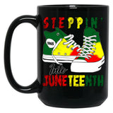 Juneteenth 2023 Design Black Coffee Mug