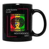 Juneteenth Copy Copy Copy Copy Black Coffee Mug - Black