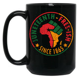 Juneteenth Free-Ish Since 1865 Is Perfect For The African American Black Coffee Mug