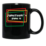 Juneteenth Freedom Celebration Black Coffee Mug - Black