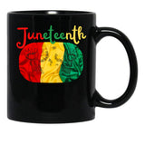 Juneteenth Freedom Day Black Coffee Mug - Black