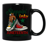 Juneteenth Month Black Coffee Mug - Black