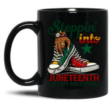 Juneteenth Month Black Coffee Mug