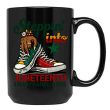 Juneteenth Month Black Coffee Mug - Black