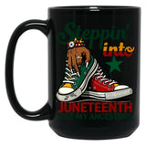 Juneteenth Month Black Coffee Mug