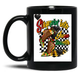 Juneteenth Pattern Heels Black Coffee Mug