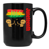 Juneteenth Mugs Black Coffee Mug - Black