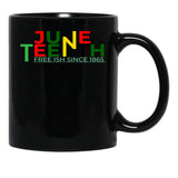 Juneteenth (11) Black Coffee Mug - Black