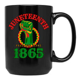 Juneteenth (13) Black Coffee Mug - Black