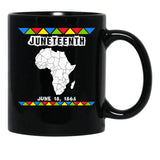 Juneteenth (1) Black Coffee Mug - Black