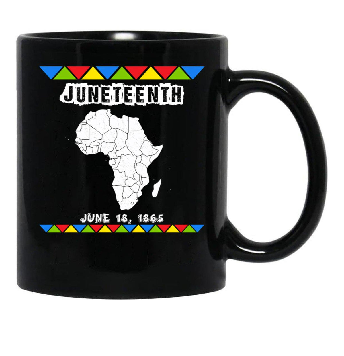 Juneteenth (1) Black Coffee Mug - Black