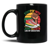 Juneteenth (2) Black Coffee Mug