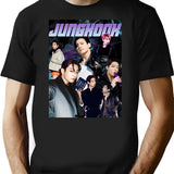 Jungkook Bootleg Bootleg Graphic T-Shirt - Black