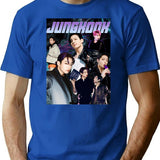 Jungkook Bootleg Bootleg Graphic T-Shirt - Blue