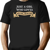 Just A Girl Who Loves Mudlarking T-Shirt - Black