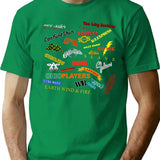 Just A Little Funk T-Shirt - Retro Graphic Tee for Men & Women - Green