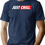 Just Chill Trending Stuff For Destressed People T-Shirt - Navy