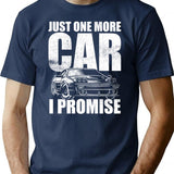 Just One More Car I Promise Funny Car Lover Gift Vintage T-Shirt - Navy