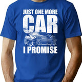 Just One More Car I Promise Funny Car Lover Gift Vintage T-Shirt - Blue
