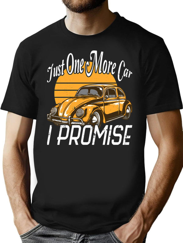 Just One More Car I Promise T-Shirt - Black