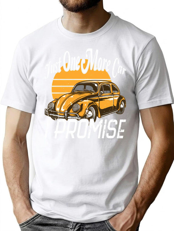 Just One More Car I Promise T-Shirt - White
