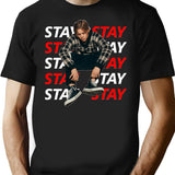 Just S.t.a.y Here Kid Findyourthing Essential T-Shirt - Black