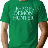 K-Pop Demon Hunter Aesthetic Neon Design T-Shirt for Men & Women, T-Shirts Graphic Tee - Green